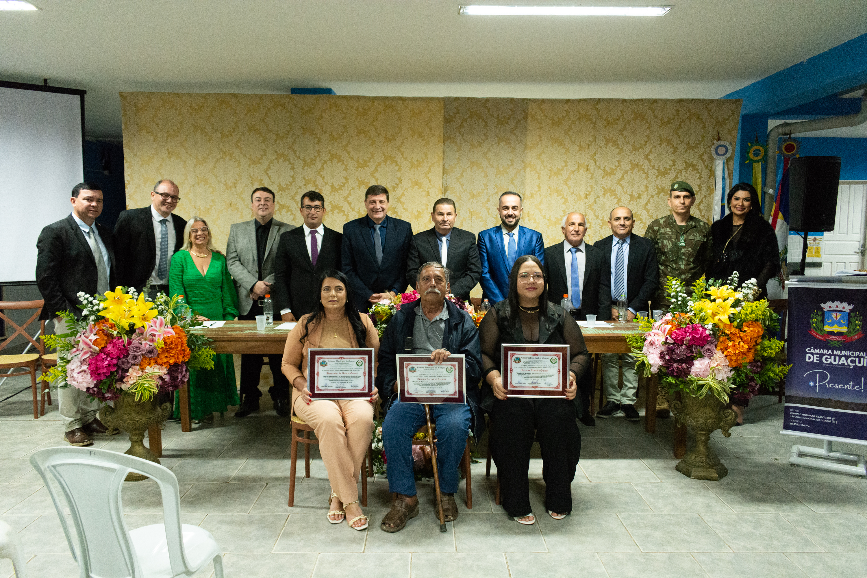 REUNIÃO SOLENE DE MOÇÃO DE APLAUSOS NO DISTRITO DE SÃOTIAGO.